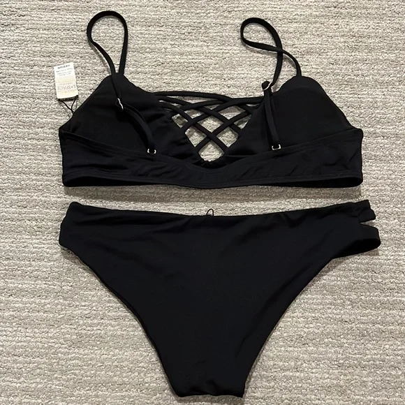 L*Space Black Bikini Set